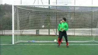 Allenamento portieri Il tuffo e rialzarsi U12 gen10mpg [upl. by Siesser]