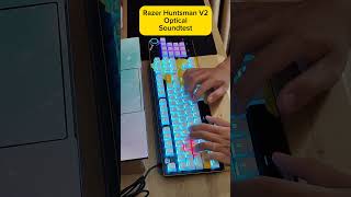 Razer Huntsman V2 Optical PUBG version sound test [upl. by Artenahs]