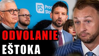 Michal Šimečka  Odvolávanie Matúša Šutaja Eštoka  Tlačová Konferencia [upl. by Nigen]