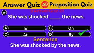 quotMost People Can’t Get 3030 on This Prepositions Quiz Can Youquot viral challenge quiz foryou [upl. by Eteragram]