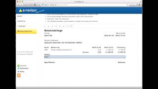 E revisor bokslut på 10 minuter 140101 [upl. by Norad]