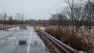 Flooding at Two Bridges between Branchburg and Bridgewater NJ [upl. by Guy]