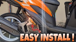 HOW TO REPLACE MOTORCYCLE FOOTREST  HONDA CLICK  GAME CHANGER [upl. by Aerda]