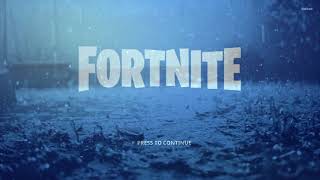 1 Hour Of RELAXING Fortnite Theme Song And Rainstorm Ambience [upl. by Eramal]