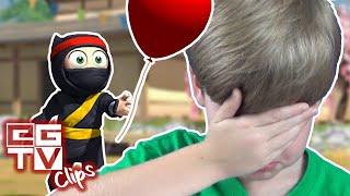 Clumsy Ninja Ethan Gamer TV Clips [upl. by Lrigybab765]