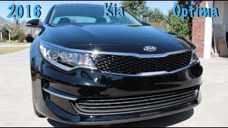 2016 Kia Optima LX First ImpressionsWalkthrough [upl. by Nilkoorb]