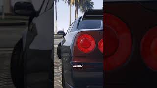 Nissan GTR R34 Midnight Purple 3  GTA V cinematography [upl. by Lerraf]