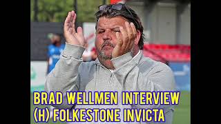 Brad Wellmen Interview  Canvey Island 01 Folkestone Invicta 19th October 2024 [upl. by Paine]