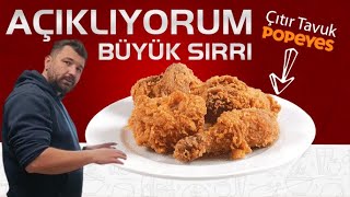 Popeyes Çıtır Tavuk Sırrı AÇIKLIYORUM [upl. by Aidroc]