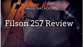 Filson 257 briefcase Review  quotMy beloved daily carryquot [upl. by Aihsatal]