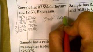 Radiometric dating practice [upl. by Ranie]