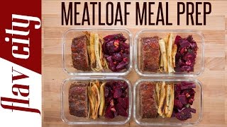 How to Make Meatloaf  Healthy Meatloaf Recipe  Beef Meal Prep [upl. by Baun]