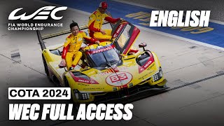 Ferrari And AF Corse Write History In Texas I WEC Full Access EN I 2024 6 Hours of COTA I FIA WEC [upl. by Nnylg982]