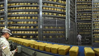 Inside Massive US Army Bakery Producing Tons of Food Everyday [upl. by Erdman]