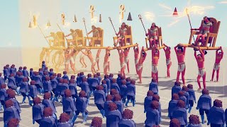 EGYPT Army Fights 500 Halflings Army TABS Totally Accurate Battle Simulator [upl. by Mikael]