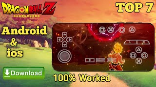 Hidden TOP 7 DRAGON Ball Z Games For Android 2024  dragonballz dragonball [upl. by Naivat]