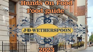 Wetherspoon food guide [upl. by Revorg]