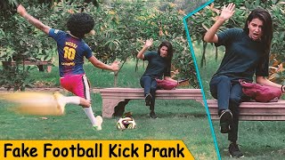 Fake Football Kick Prank  Funny Reactions FahadDean [upl. by Cathie936]