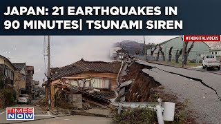 Japan Battered By ‘21 Earthquakes In 90 Minutes’ Tsunami Siren Sounded After Deadly QuakeWhat Now [upl. by Varrian353]