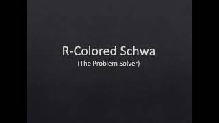 Day 7 Phonetics 4 Vowels RColored Schwa Allophones of T [upl. by Anuaik]