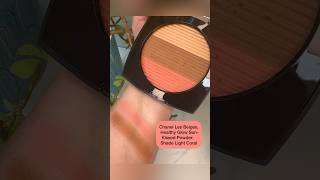 Chanel Les Beiges Healthy Glow SunKissed Powder Shade Light Coral [upl. by Ecidnacal]