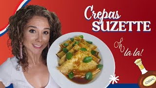 Recetas francesas Crepas Suzette  MARISOLPINK 🥞🇫🇷 [upl. by Latsyrhc]