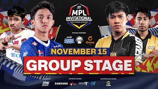 FILIPINO ONE Esports MPL Invitational 2023  Day 1  Group Stage [upl. by Gavrilla]