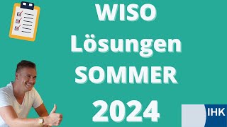 WISO Lösungen Sommer 2024 [upl. by Bachman306]