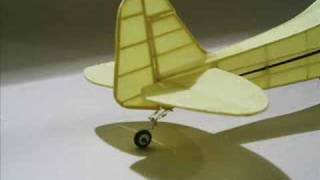 Rubber powered scale model airplanes [upl. by Asit]