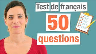 Test de Français  50 Questions pour évaluer vos connaissances [upl. by Elkcim697]