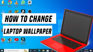 How to Change Wallpaper in Laptop [upl. by Ertsevlis324]