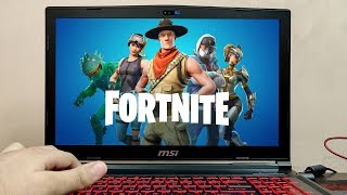 Fortnite Gameplay on MSI GL63 8RE i7 8th Gen GTX 1060 🔥 [upl. by Amirak]