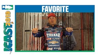 Favorite Pro Battle Series Casting Rods with Scott Martin  ICAST 2019 [upl. by Monjo]