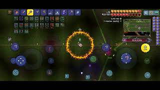 that was a close one  beating Master mode plantera  Terraria mobile mage play through  episode 8 [upl. by Sirod405]