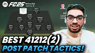 POST PATCH BEST META 412122 FORMATION AND CUSTOM TACTICS  FC 25 ULTIMATE TEAM [upl. by Kalli214]