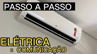 VÍDEO AULA  COMO LIGAR A PARTE ELÉTRICA DO AR CONDICIONADO SPLIT  LG DUAL INVERTER 9 A 36 MIL BTUS [upl. by Nylirrehs]