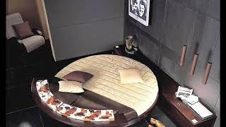 Round Rotating Italian Bed from Austin Powers  8663970933 LAFurnitureStorecom [upl. by Hibbitts]