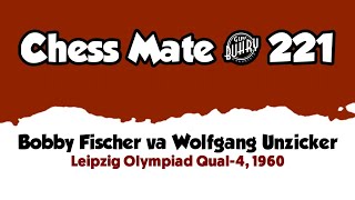 Bobby Fischer vs Wolfgang Unzicker • Leipzig Olympiad qual4 1960 [upl. by Weight186]