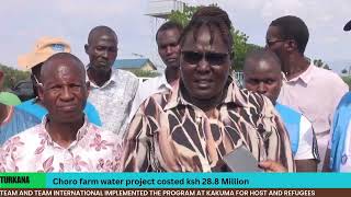 Choro farm water project sparks hope for refugees and host communities in Kakuma Kalobeyei [upl. by Londoner555]