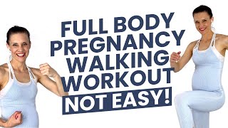 Full Body Pregnancy Walking Workout  Low Impact  30 Minute Pregnancy Exercises [upl. by Ddet]