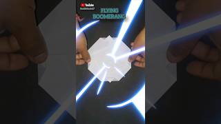 Paper Boomerang Disk  Reallifehacks27 shorts [upl. by Inamik]