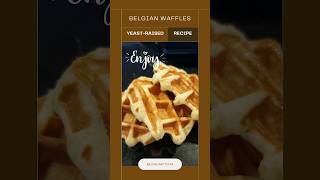 BELGIAN WAFFLE RECIPE  BEST HOMEMADE WAFFLES FROM SCRATCH [upl. by Ferullo]