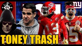 💥Kadarius Toney is a bum😂 Fire up that Chiefs Pack Giants fans dont forget😤 NY Giants [upl. by Eanel]