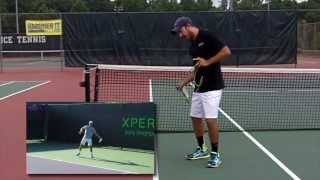 Tennis Training Tips  Resistance Band for More Accurate Forehands [upl. by Hallette319]