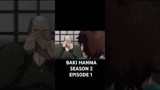 BAKI HANMA SEASON 2 EPISODE 1 HINDI 💥 youtubeshorts [upl. by Elin450]