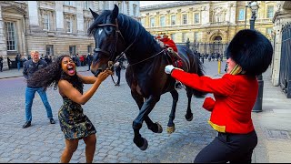 When ARROGANT Tourists TEST Royal Guards HORSE amp REGRET [upl. by Eggleston]