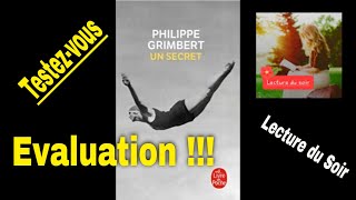 Evaluation Un secret de Philippes Grimbert [upl. by Arikehs365]