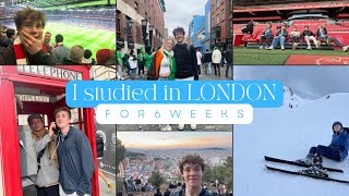 VLOG 80 I lived in London for 6 weeks Studying Abroad Journey [upl. by Adrien]