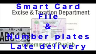 Why number platessmart cardfile come LATE after New Car registration process done in punjab [upl. by Llevaj]