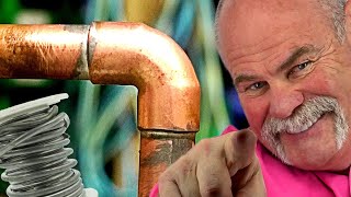 HOW TO SOLDER COPPER PIPE AND FITTINGS THE EASIEST WAY [upl. by Ahsenom]